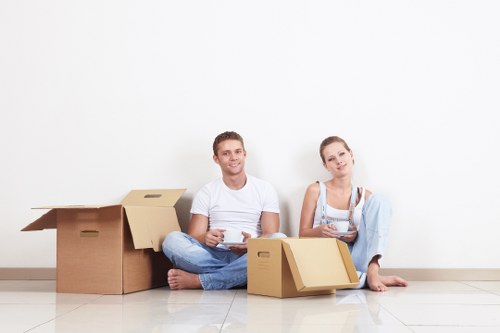 Commercial removals support for an office or business move in Sutton