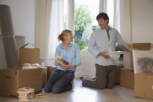 Packing and labelling supplies for office removals in Sutton