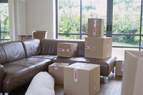Preparing furniture and boxes for storage in Sutton