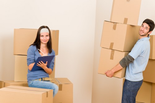 Unpacking service setting up rooms and arranging items in a new Sutton home