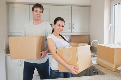 Commercial removals vehicle serving Sutton businesses